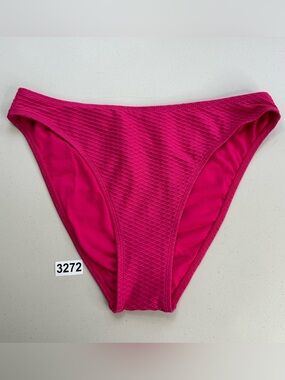 Xhilaration Bikini Bottom Pink XL Textured Swimwear